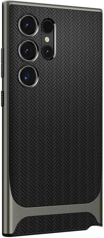 Mbështjellës Spigen Neo Hybrid për Samsung Galaxy S24 Ultra, Gri metalik