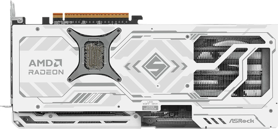 Kartelë grafike ASRock Steel Legend Radeon RX 9070 OC, 16 GB, GDDR6, Gri, Bardhë