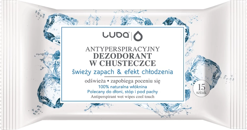 Shami antiperspirante Luba Fresh Scent & Cooling Effect 15 copë