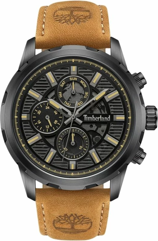 Orë dore meshkuj Timberland Hampton TDWGF0056101, e zezë, set me çantë