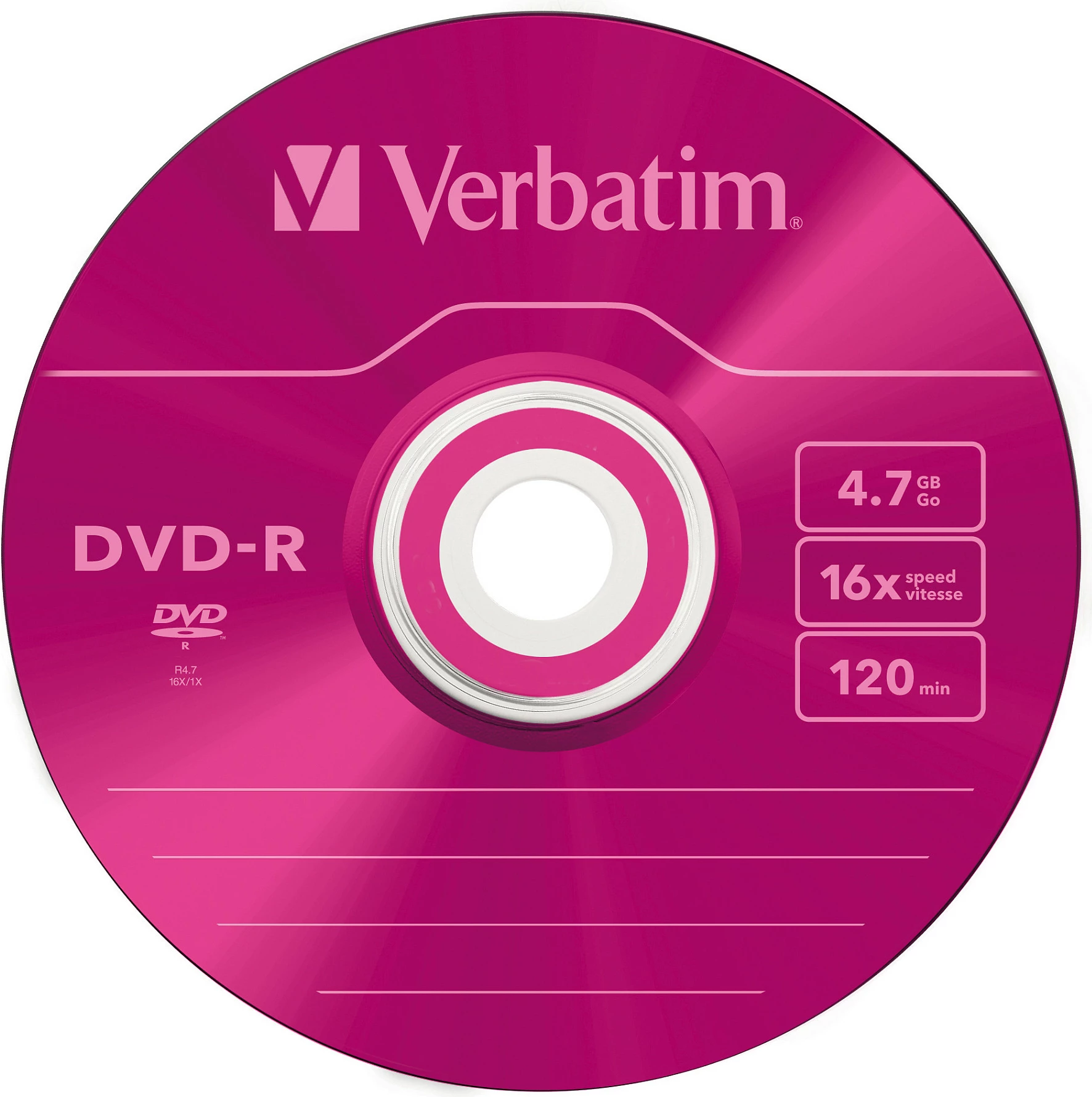 DVD-R Verbatim Colour 4.7GB 16x, Slimcase 5 copë, me ngjyra