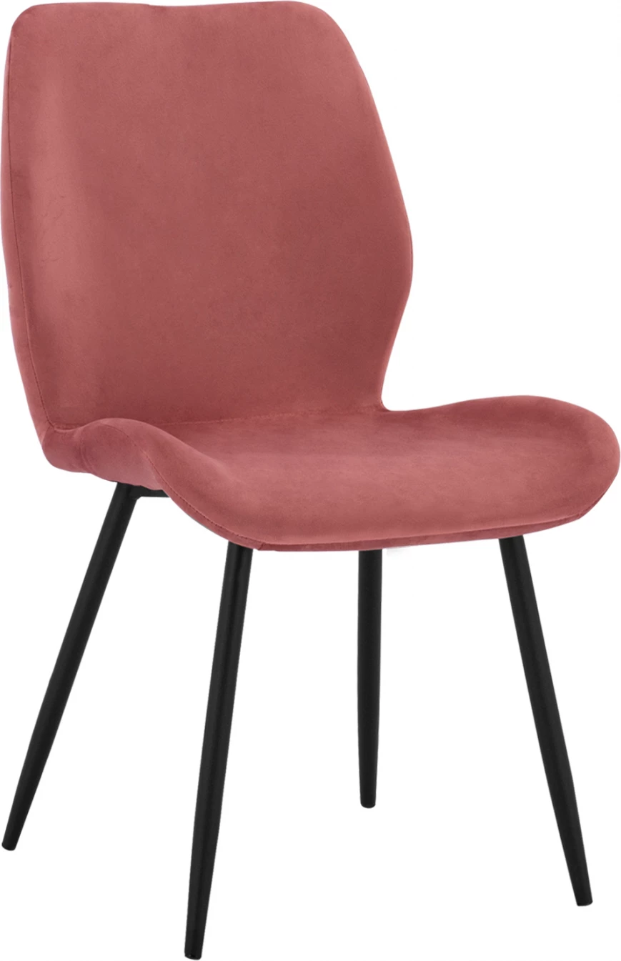 Karrige ngrënieje Klay, kadife ngjyrë mollë e kalbur & kornizë metalike e zezë, FH8730.02, 49X62,5X87 cm, set prej 2 copë