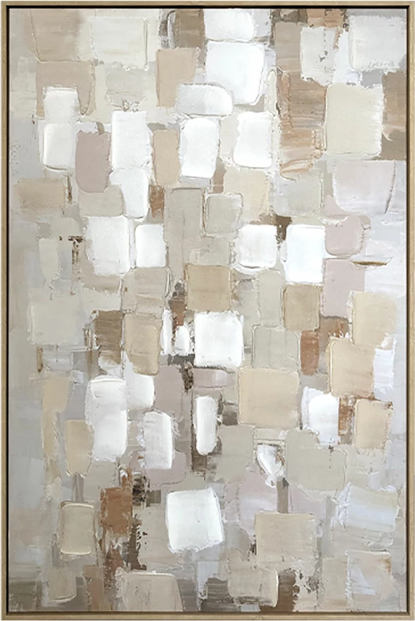 Pikturë dekorative THALEA I me kornizë, shumëngjyrëshe, 82.6x4.3x122.6cm