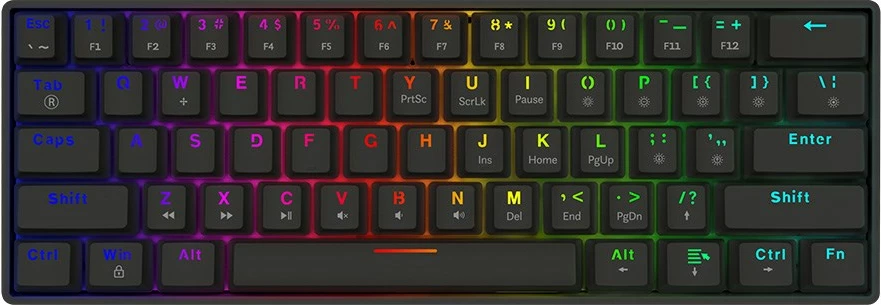 SAVIO BLACKOUT X2 Mechanical Keyboard OUTEMU Blue, Hot Swap