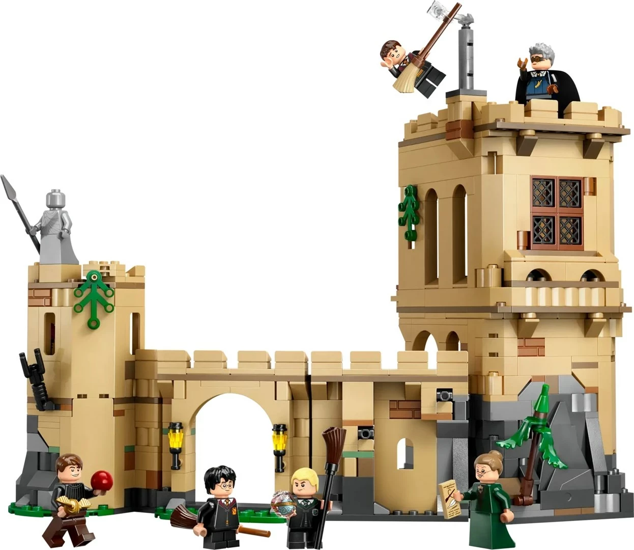 Set LEGO Harry Potter 76447 Hogwarts Castle: Flying Lessons, 651 pjesë, 6 minifigura