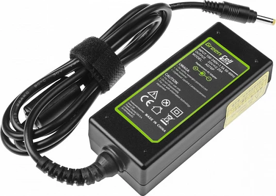 Adapter rryme për laptop Green Cell PRO 45W 20V 2.25A, për Lenovo IdeaPad/Yoga, i zi