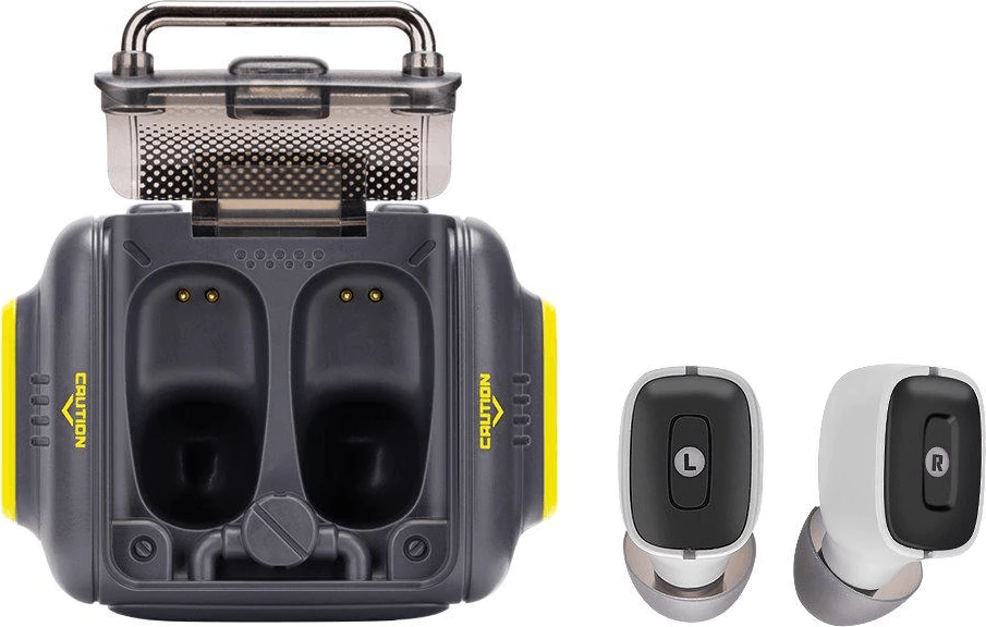 Kufje Bluetooth Tactical Space Force StrikePods BeEko YZ2102, Bluetooth 5.3, karikim pa kabllo, USB-C, gri, set