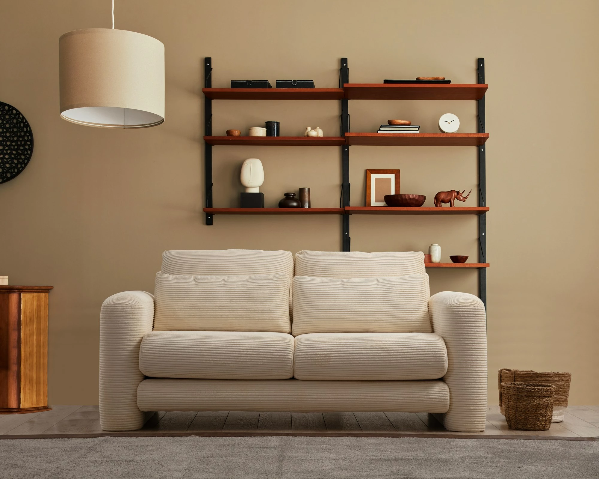 Divan dy ulëse, Atelier del Sofa, Lily, bezhë