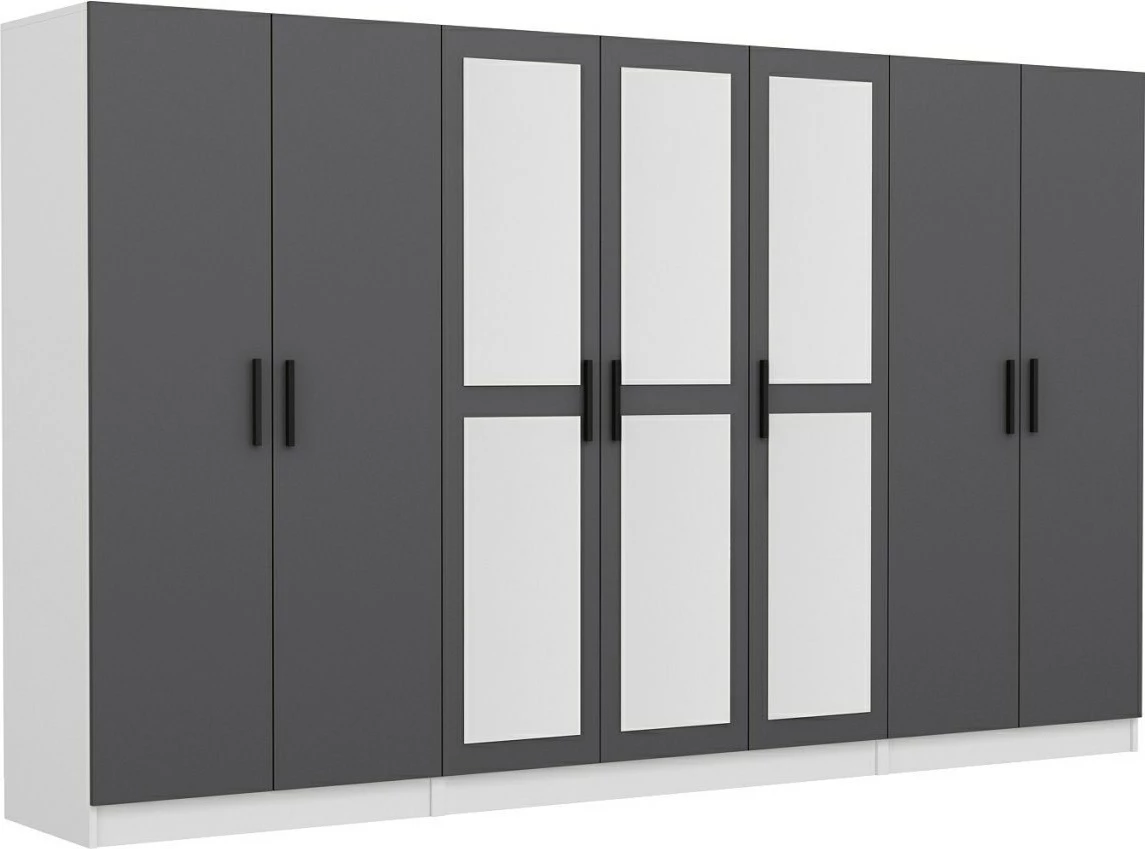 Dollap i madh, ngjyrë antracit, Skye Decor, 5068