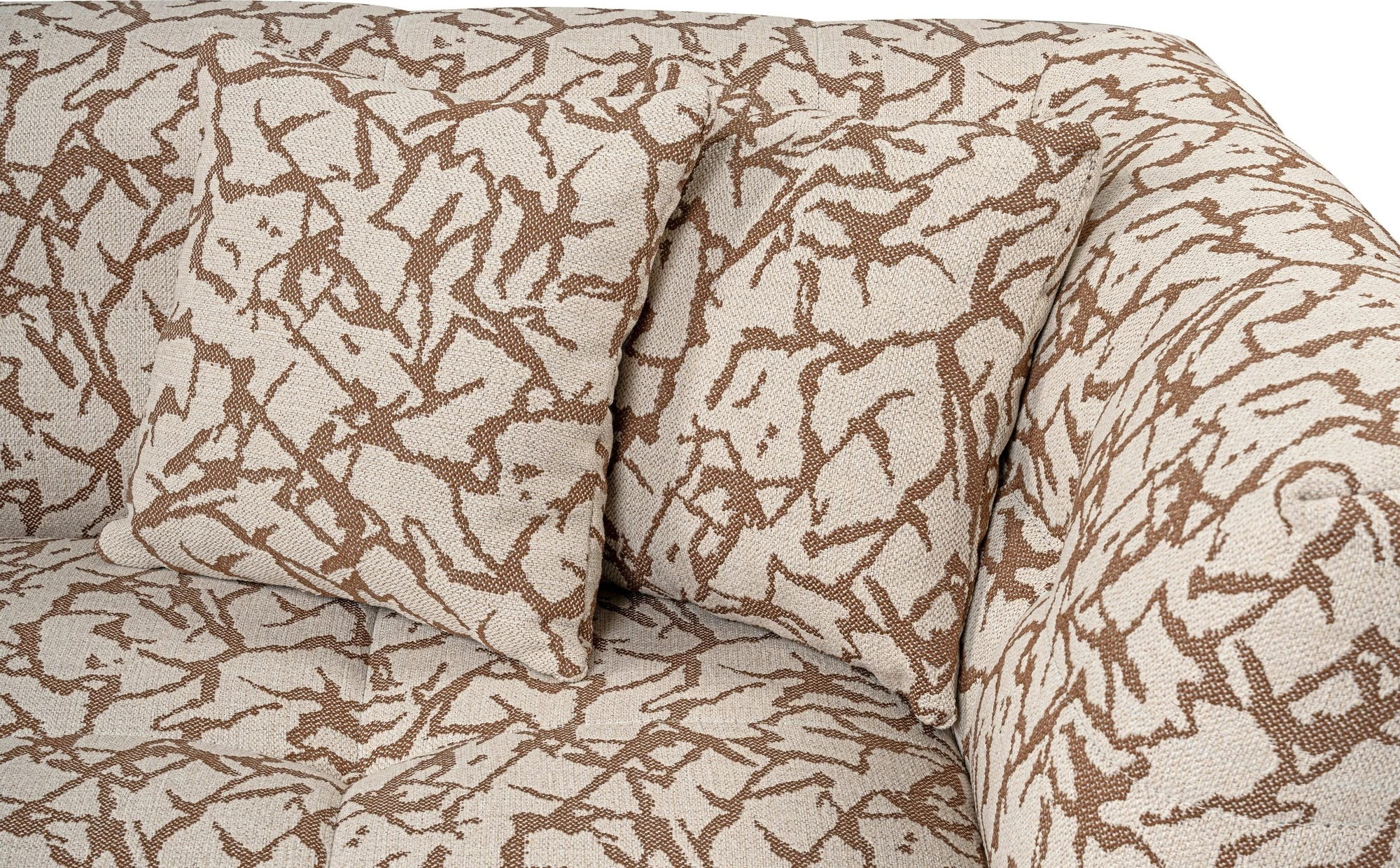 Divan treshe Atelier del Sofa, Cady, ngjyrë tan