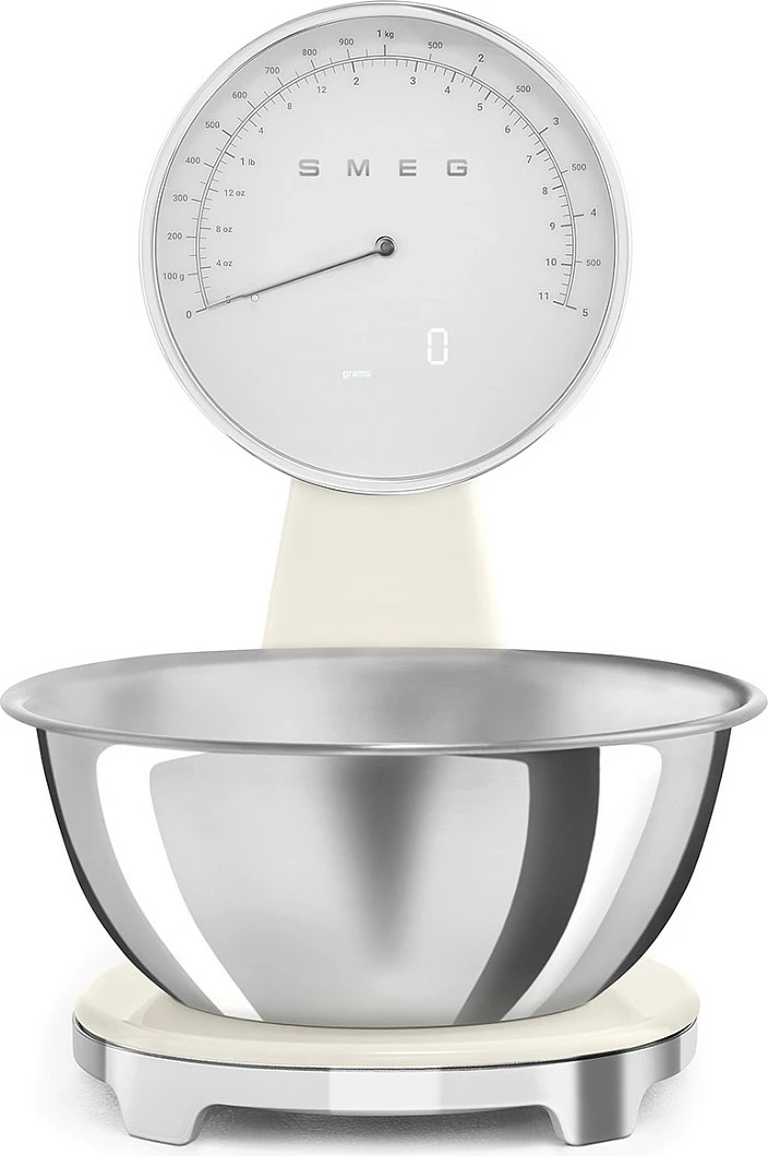 Peshore kuzhine Smeg 50's Style, me tas inox, krem
