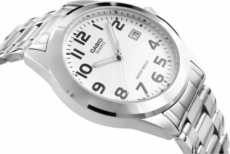 Orë dore Casio për meshkuj, argjendtë