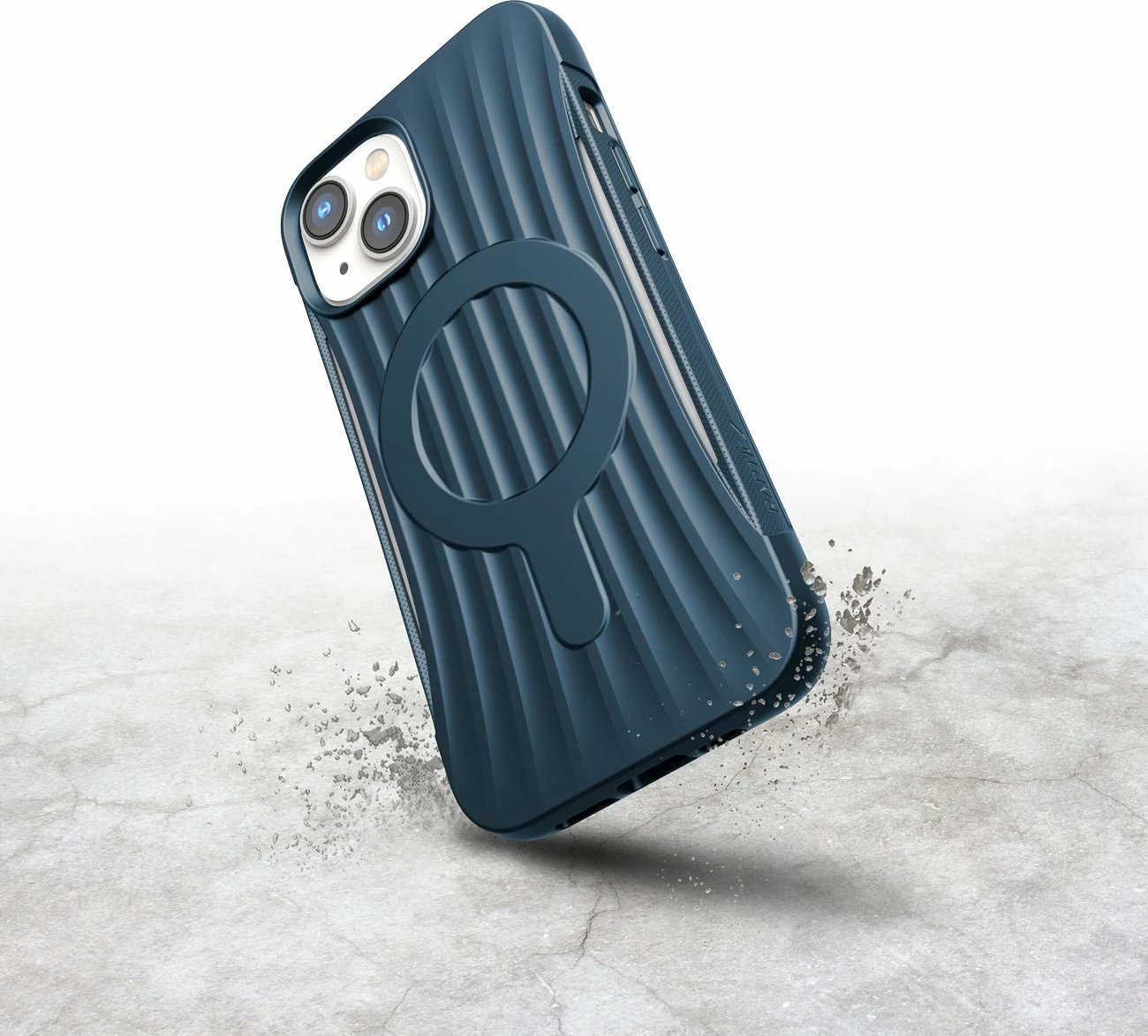 Mbështjellës Raptic X-Doria Clutch Case për iPhone 14 me MagSafe, Blu