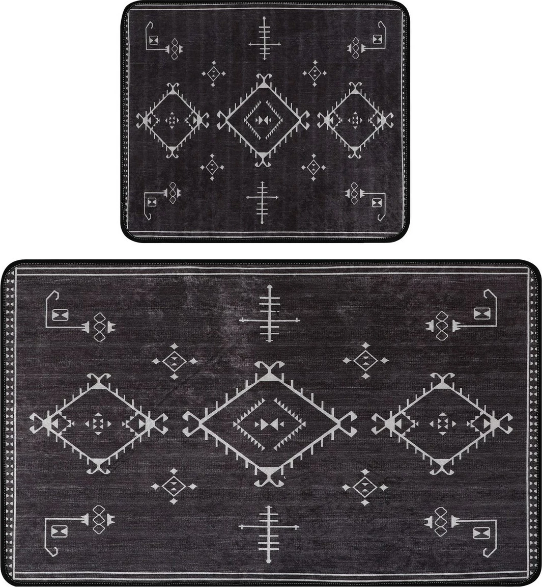 Set tapetash për banjo (2 copë), Mijölnir, ngjyrë gri e errët