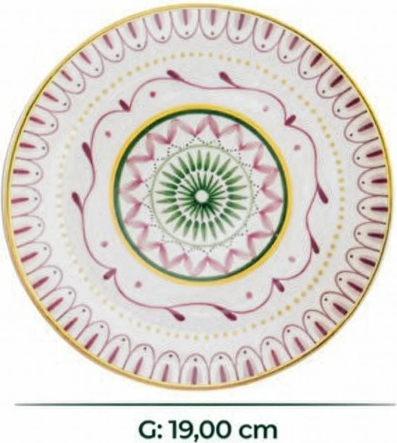 Set pjatash ëmbëlsirash (6 copë), Hermia Concept, PT Moderna Angel
