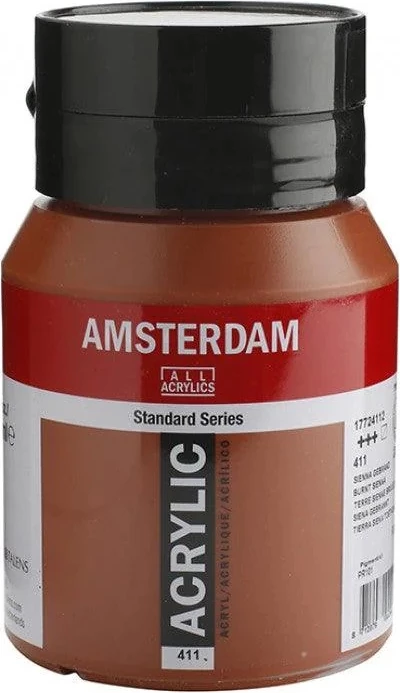 Ngjyrë Akrilike Amsterdam Standard Series 411 – Burnt Sienna