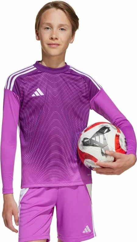 Fanellë portieri për fëmijë adidas, e purpurt [Madhësia: 164 cm]