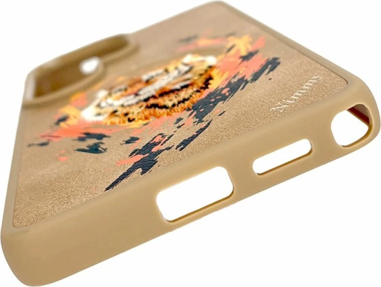 Kapak MagSafe Nimmy Tiger për Samsung Galaxy S26 Ultra, kafe