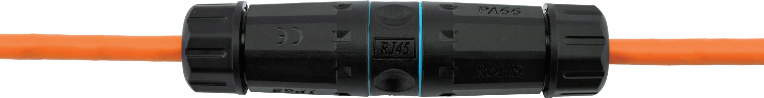 Coupler rrjeti Equip Cat.6A RJ45, i jashtëm, IP68, zi, kaltër