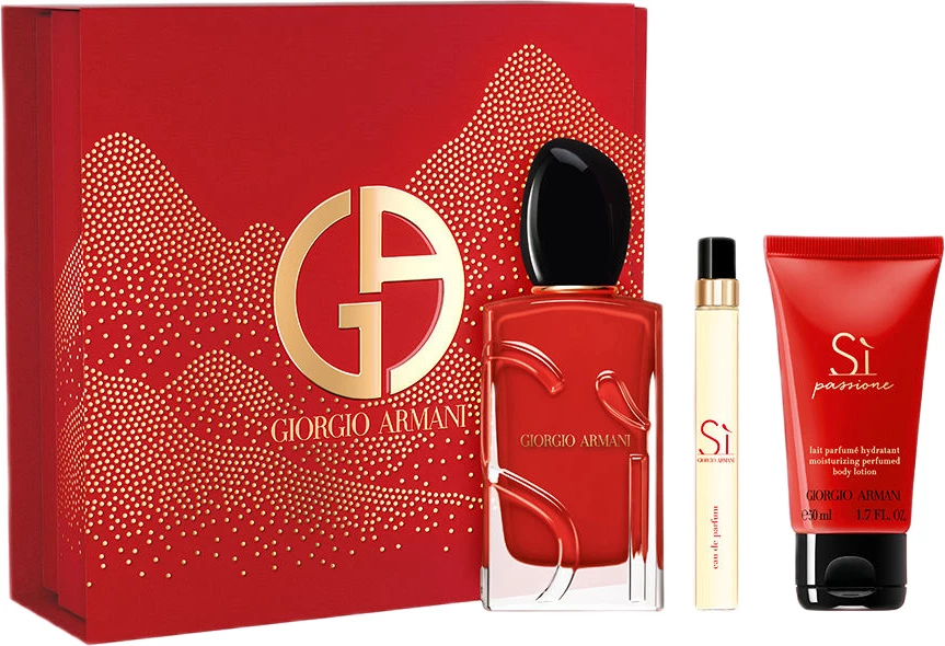 Set Eau de Parfum për femra Giorgio Armani Si Passione 100ml + 10ml + Body Balm 50ml
