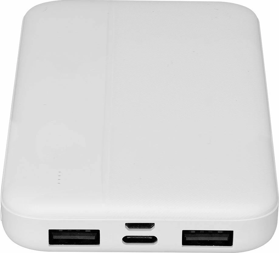 Powerbank S-link IP-G10N 10000mAh i bardhë, me kabllo Micro USB