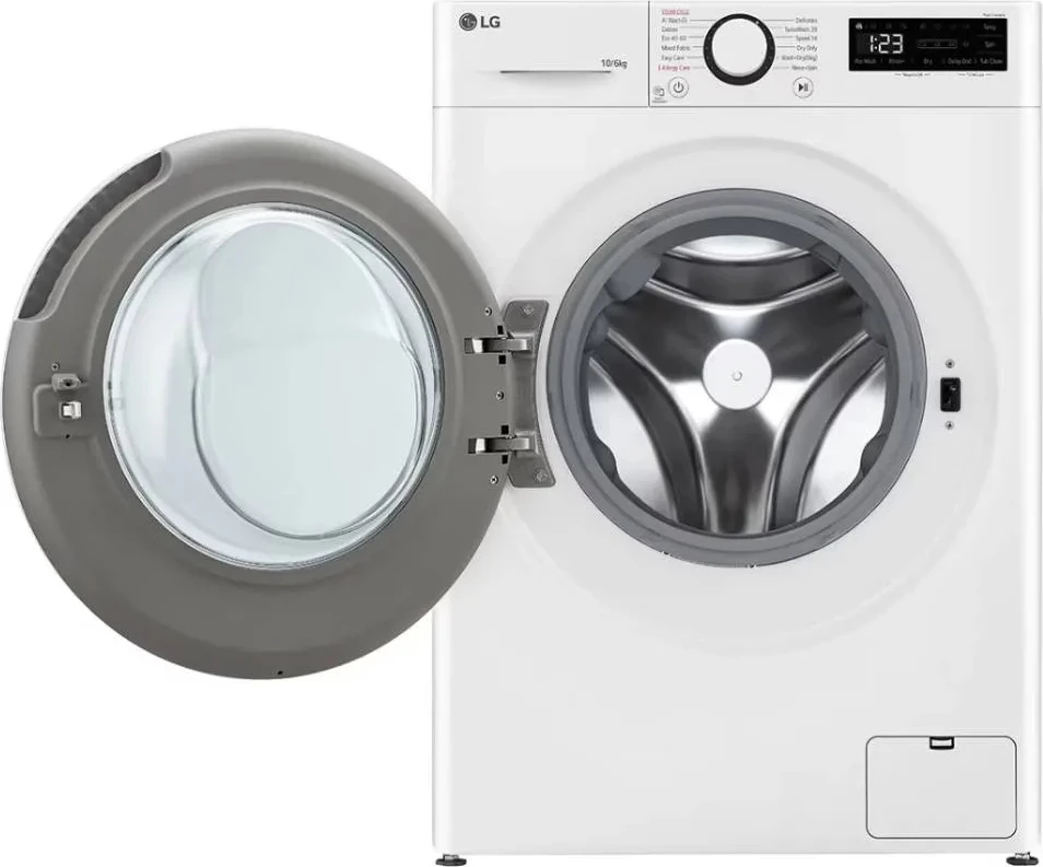 Lavatrice-tharëse LG F4DR510S0W 10/6 kg 1400 rpm me avull, AI DD, TurboWash360°