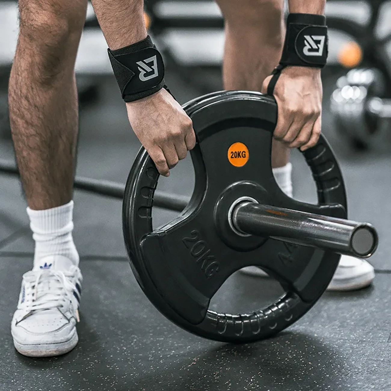 Bandazh kyçi sportiv, Rockbros, 0431001, gjerësi 8 cm, gjatësi 56 cm, set 2 copë, e zezë