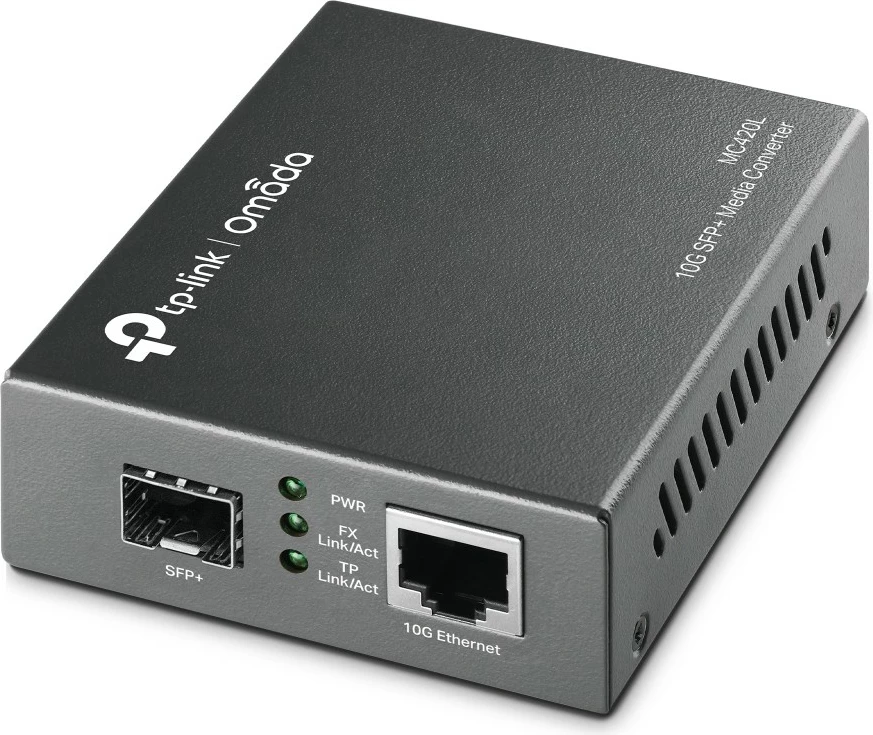 Media konvertues TP-Link MC420L, 10G, SFP+, 1x RJ-45, i zi