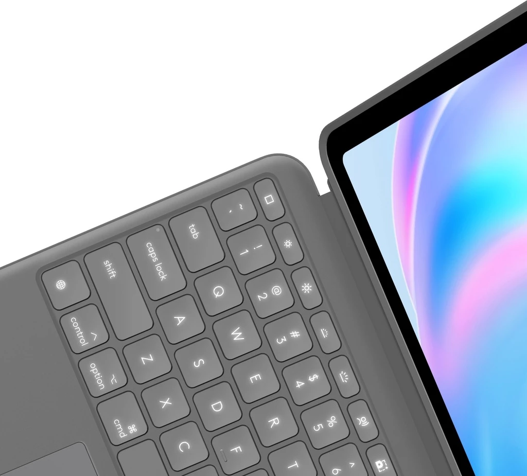 Logitech Combo Touch for iPad Air 13-inch (M2) - Grey - US INT'L