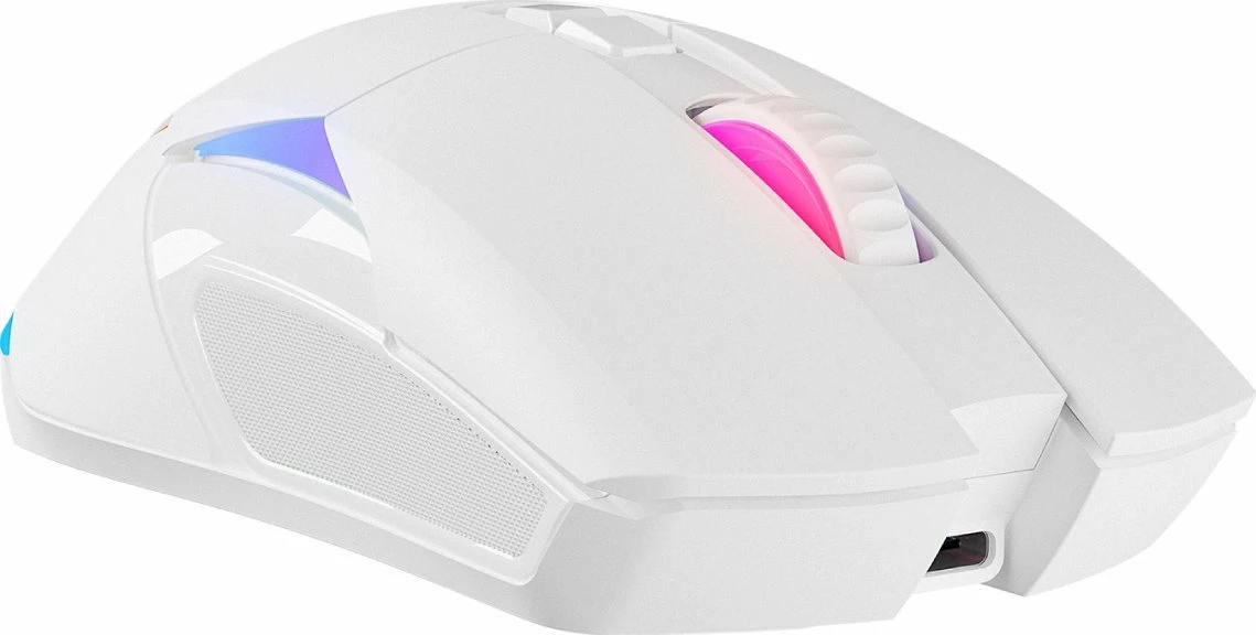 Maus Rampage Nova M4 NOVA M4-WHITE 800-4800 DPI RGB, i bardhë