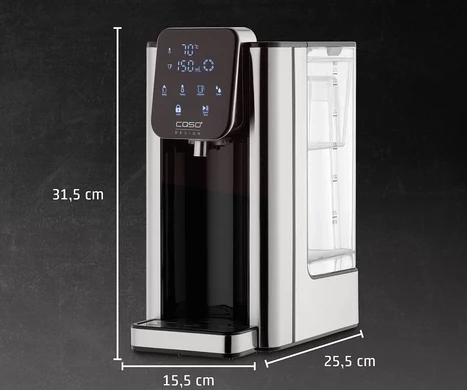 Dispenser uji të nxehtë CASO HW 660 2.7L 2600W, inox/zi
