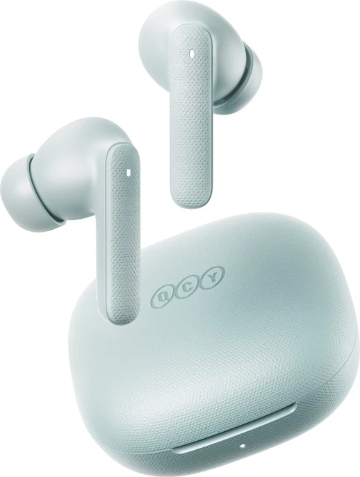 Kufje TWS QCY Buds T43, Bluetooth 5.3, ANC, IPX4, Misty Blue