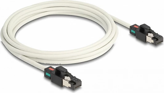 Kabllo rrjeti DeLOCK Cat6A S/FTP RJ45-RJ45, 3 m, LSZH, e bardhë