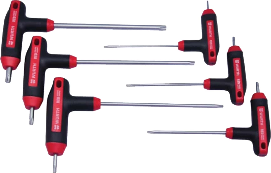 Set kaçavidash T Würth, TX, REDSTRIPE, 10-40, 6copë