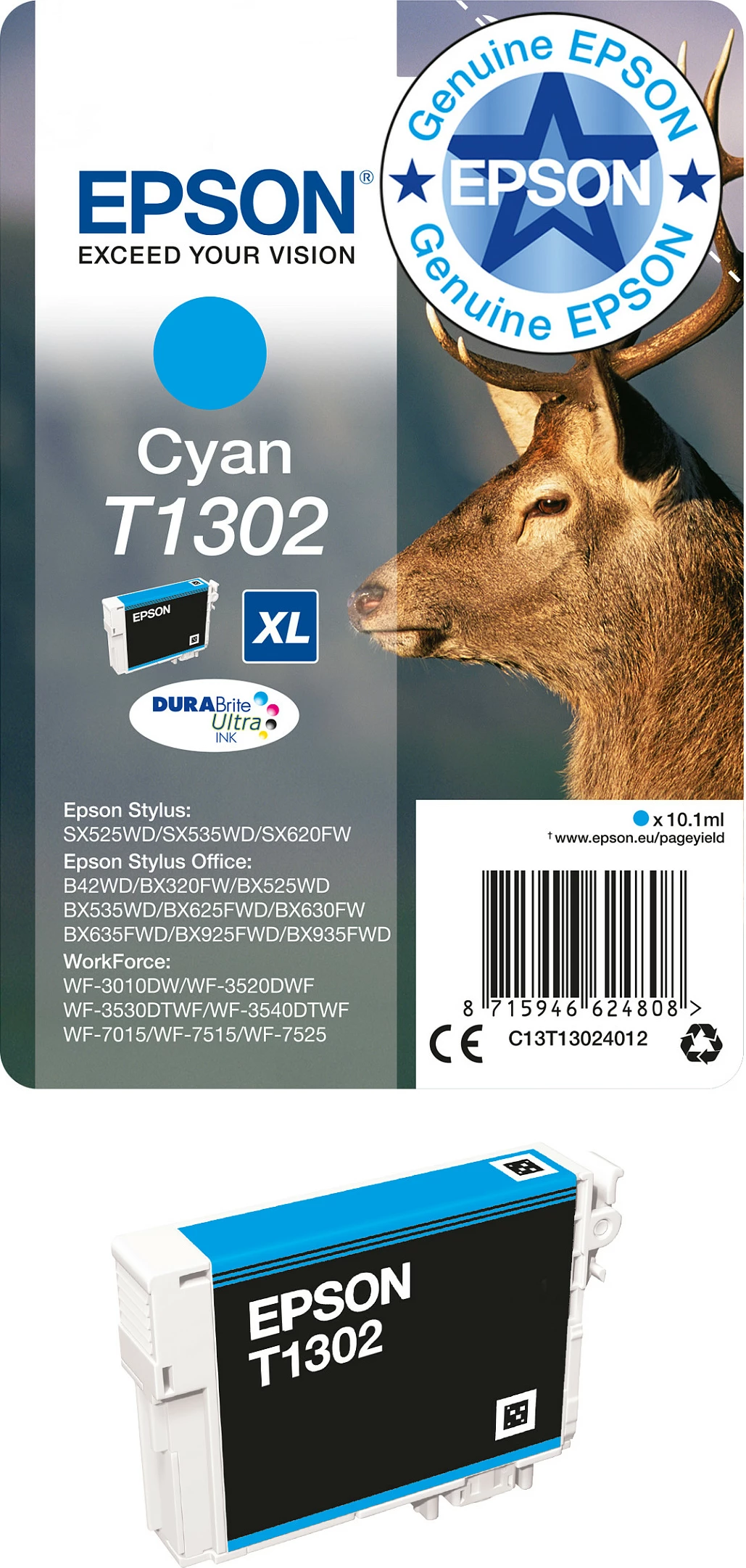 Toner Epson T1302 XL cyan