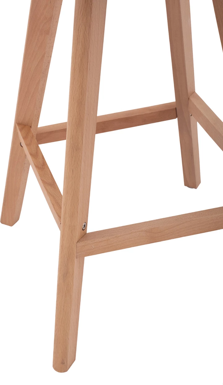 Karrige për bar Vegas FH8000.12, ngjyrë e zezë, 48x58x105 cm, set prej 4 copash