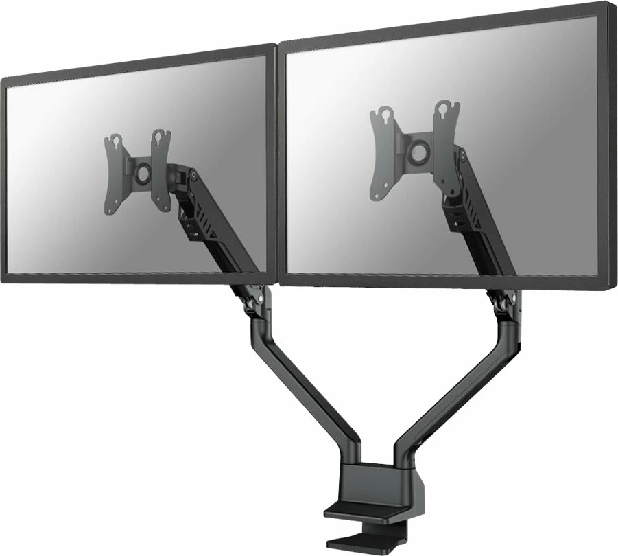Mbajtës tavoline për monitorë Neomounts FPMA-D750DBLACK, për 2 ekrane, i zi