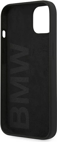 Mbështjellës BMW Silicone Signature për iPhone 13 mini, 5.4", i zi