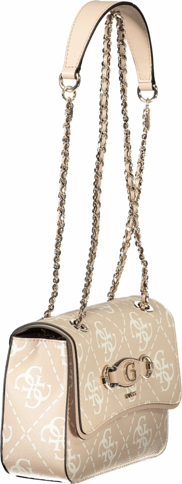 Çantë femrash GUESS JEANS Izzy, rozë