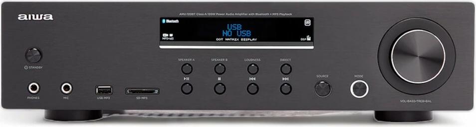 Marrës dhe përforcues AV AIWA AMU-120BTBK