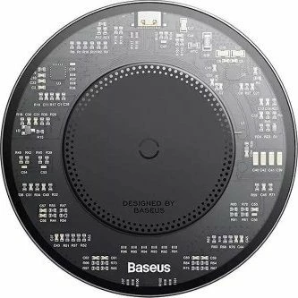 Karikues wireless Baseus Simple 2 BS-W530 (CCJJ050001) 15W 2A, me kabllo USB-C në USB-C 1m, zi