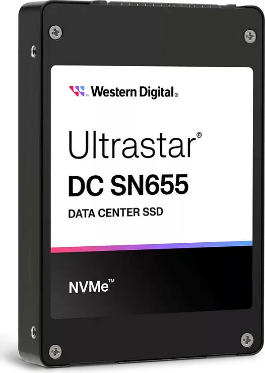 SSD Western Digital Ultrastar DC SN655 3.84TB, NVMe, 2.5 inç, U.3 PCIe 4.0