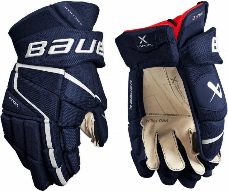 Doreza hokeji për meshkuj Bauer, të zeza/gri