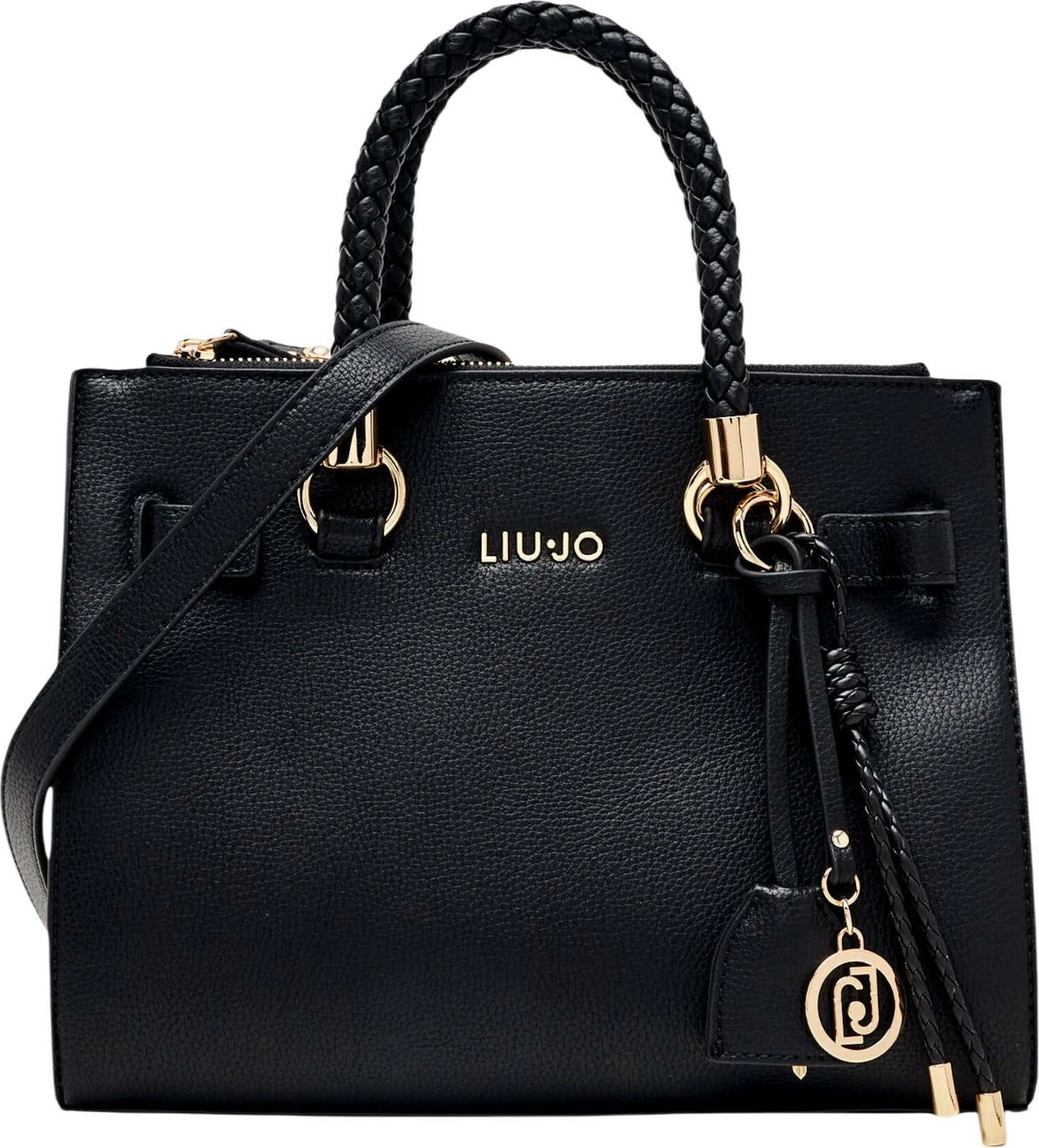 Çantë dore Liu Jo Boston Bag AF6069 E1019 për femra, e zezë