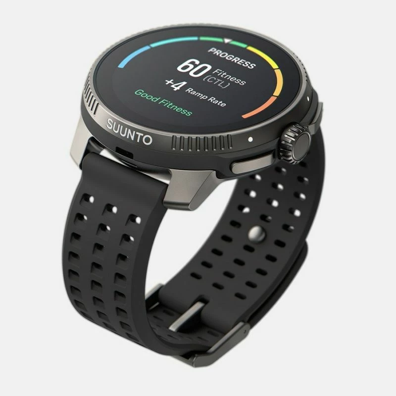 orë sportive Suunto Race Titanium Charcoal, e zezë