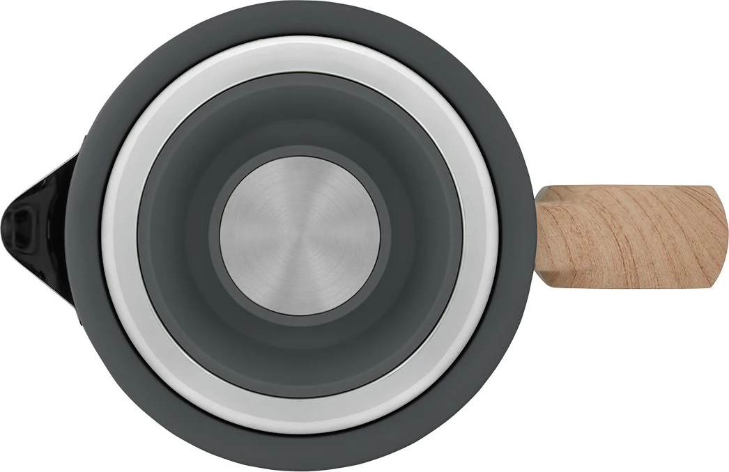 Çajnik elektrik, Concept, RK3370, 1.7L, çelik inoks, 2200W, gri me detaje dru