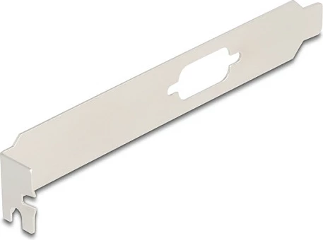 Adapter USB 2.0 në RS-232 DeLOCK 90582, braket slot DB9, 0.3 m, gjelbër/inoks