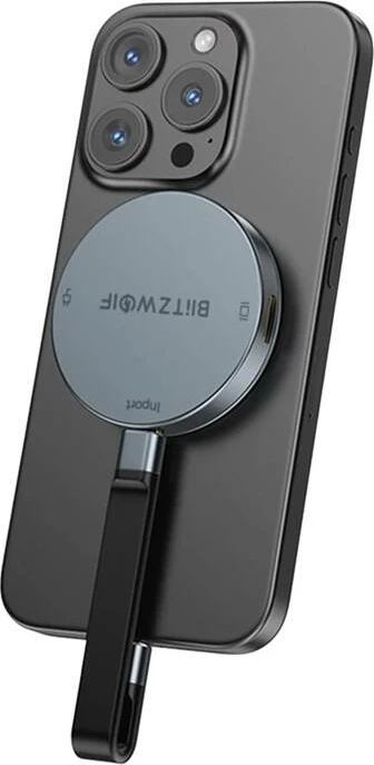 Kasë SSD BlitzWolf BW-SSD4, 256GB, magnetike, alumini, Gri