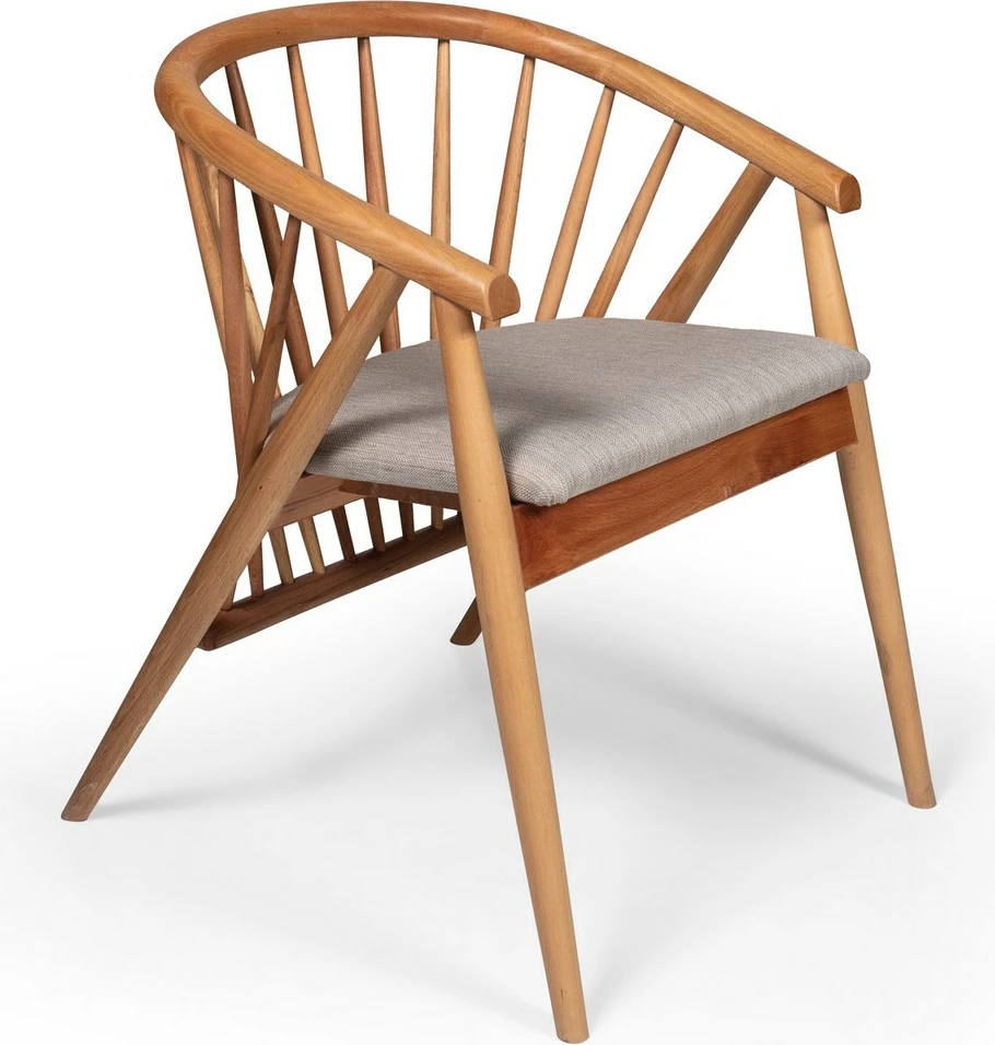 Karrige Hanah Home, Rizoma, dru ahu, ngjyrë natyrale