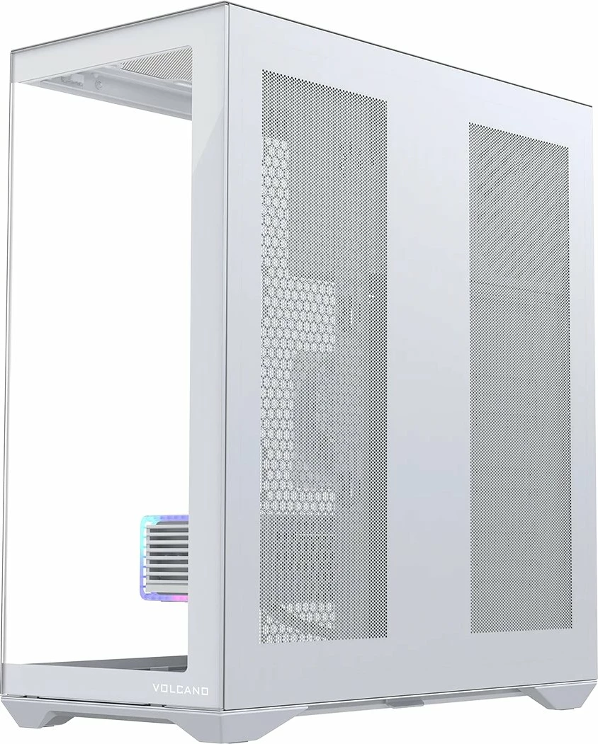 Kasë Modecom Volcano Space XL NF (AT-SPACE-XL-NF-0000-20) Full Tower E-ATX/ATX/Micro ATX/ITX, USB-C, pa ventilatorë, pa PSU, e bardhë